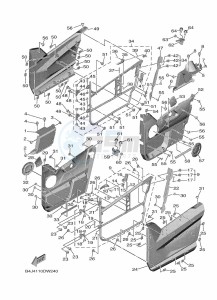 YXF1000EW YX10FRPAP (B4JF) drawing SIDE COVER