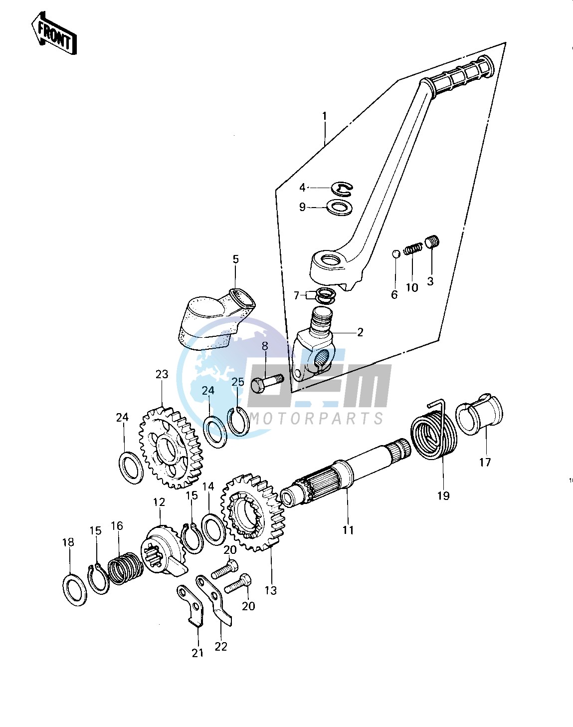 KICKSTARTER MECHANISM