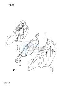 RM125 (E2) drawing FRAME COVER