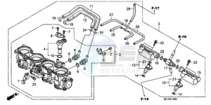 CBR600RR9 BR / MME - (BR / MME) drawing THROTTLE BODY