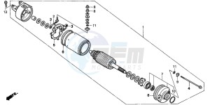 TRX300FW FOURTRAX drawing STARTING MOTOR