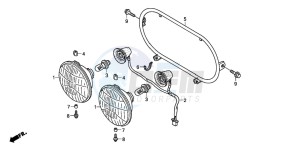 NPS50 drawing HEADLIGHT (NPS508)