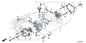 TRX420FA6F TRX420F Australia - (U) drawing MAIN VALVE BODY