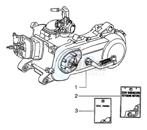 NRG 50 power DD drawing Engine