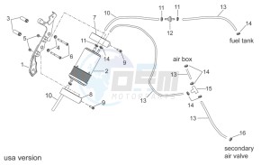 RXV 550 RXV 450-550 STREET LEGAL drawing Fuel vapour recover system