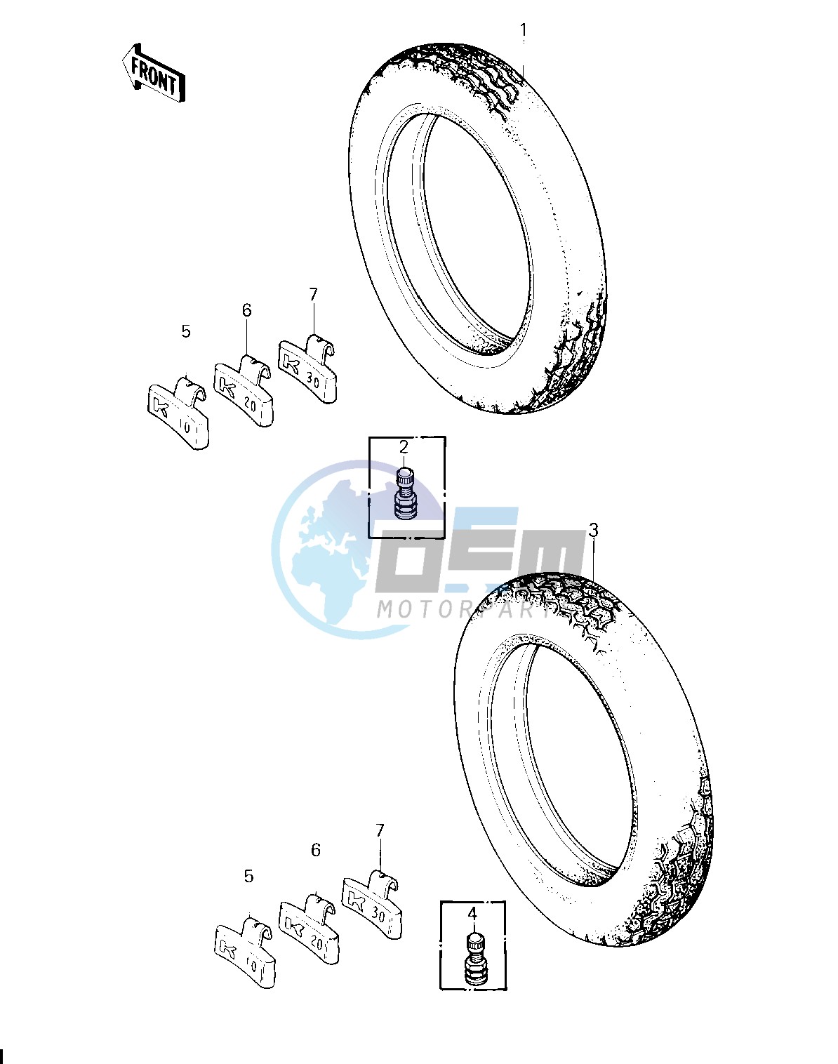 TIRES -- 80 H1- -