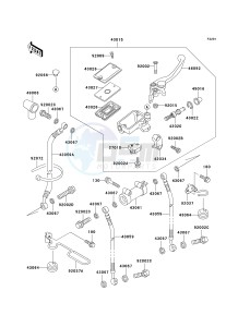 ZG 1200 B [VOYAGER XII] (B15-B17) [VOYAGER XII] drawing FRONT MASTER CYLINDER