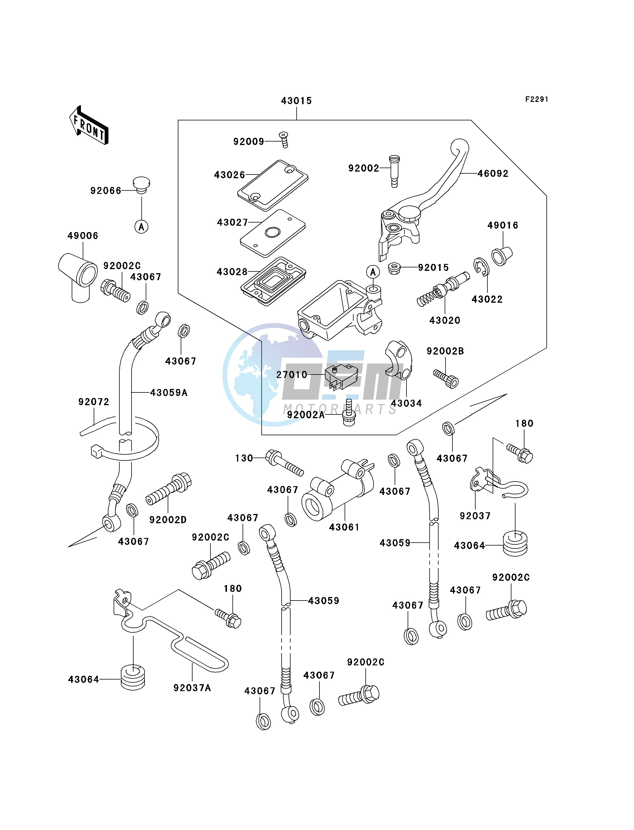 FRONT MASTER CYLINDER