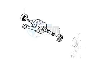 Liberty 4T RST 50 drawing Crankshaft