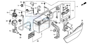 ST1300A drawing BATTERY