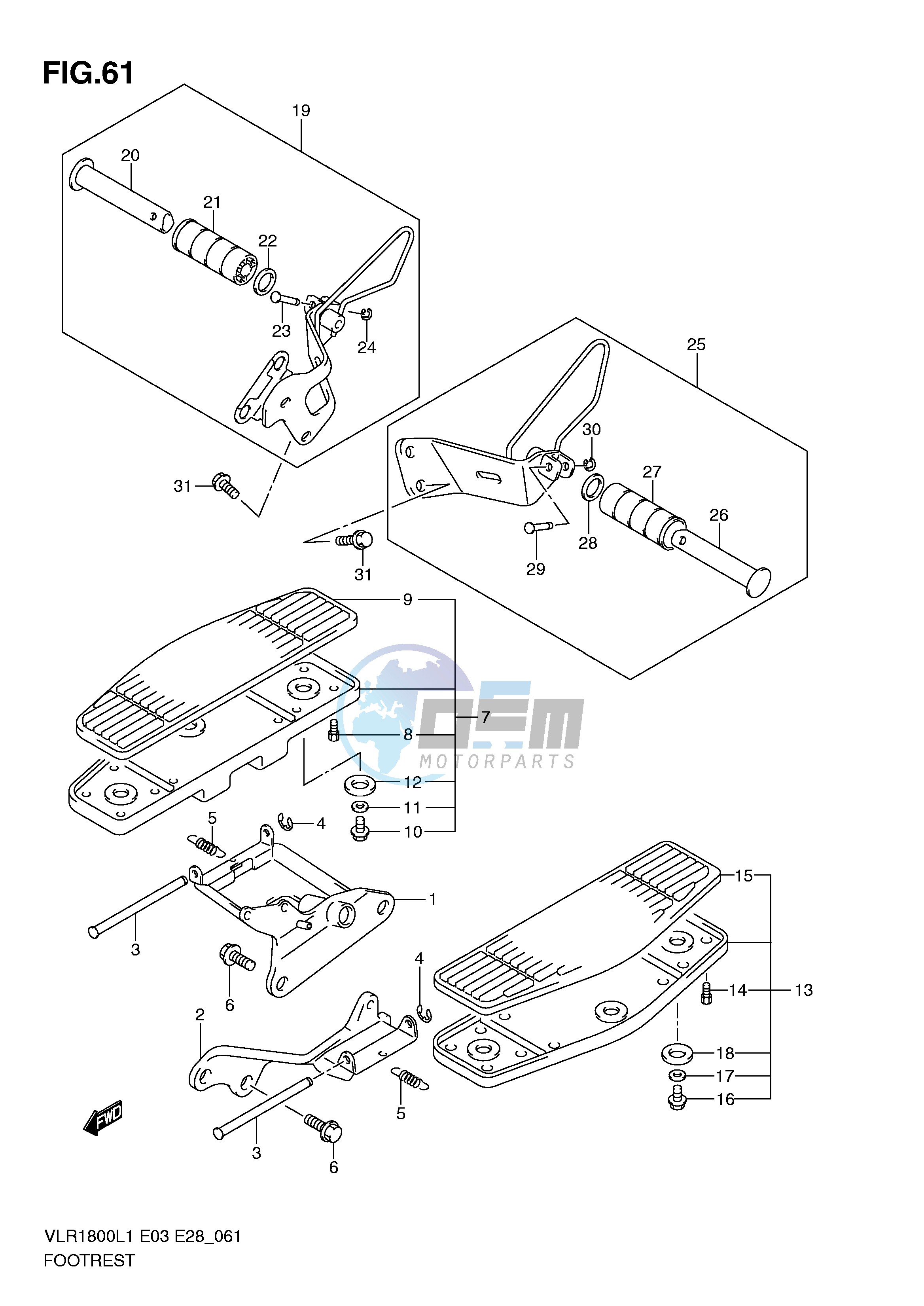 FOOTREST (VLR1800L1 E3)