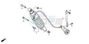 ST1300A drawing REAR CUSHION