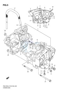 RM-Z250 (E3-E28) drawing CRANKCASE