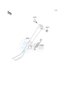 VN 800 B [VULCAN 800 CLASSIC] (B10) B10 drawing STAND-- S- -