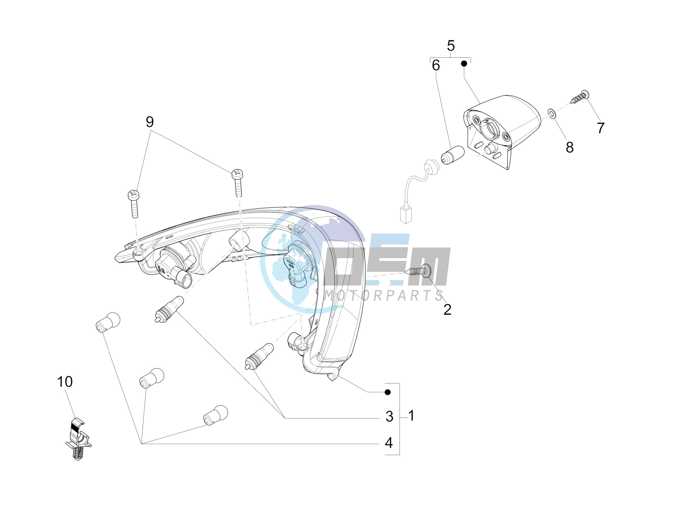 Tail light - Turn signal lamps