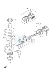 DF 90A drawing Crankshaft