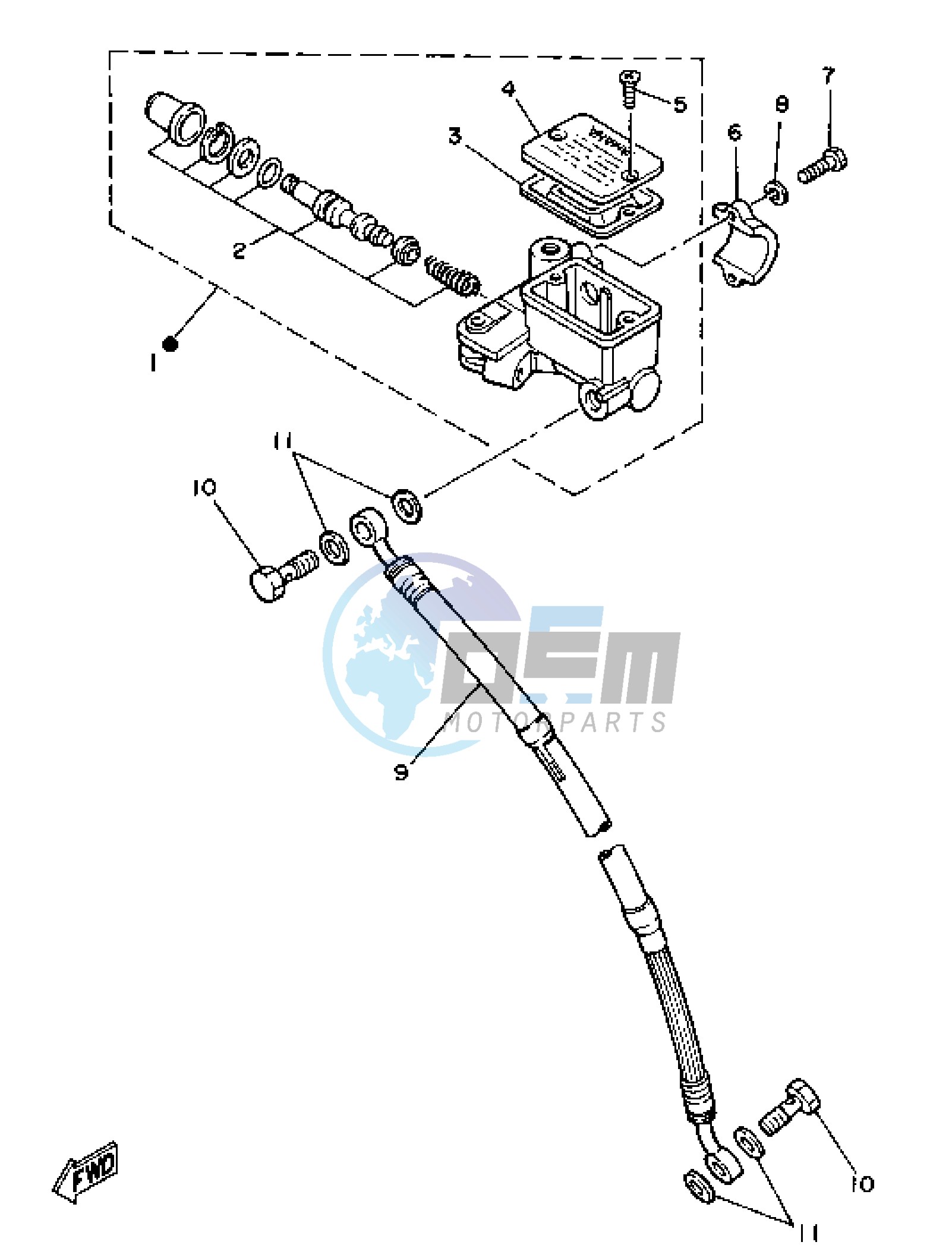 FRONT MASTER CYLINDER