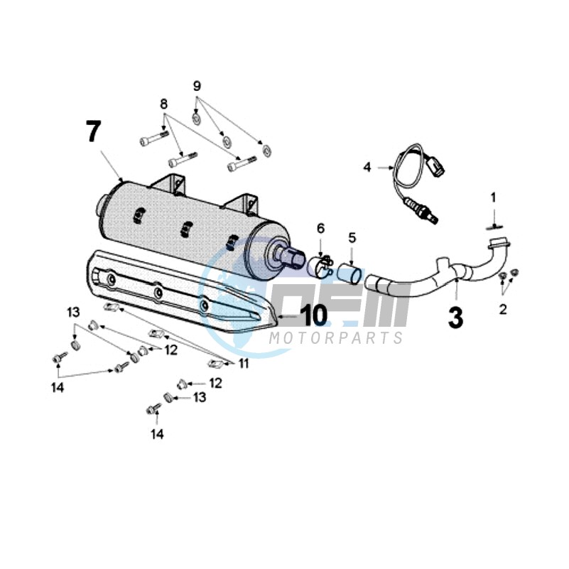 EXHAUST 3 BOLT MOUNT