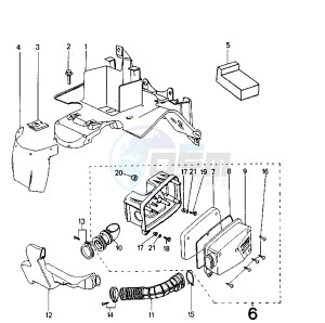 SV GEO - 50 cc drawing REAR FENDER