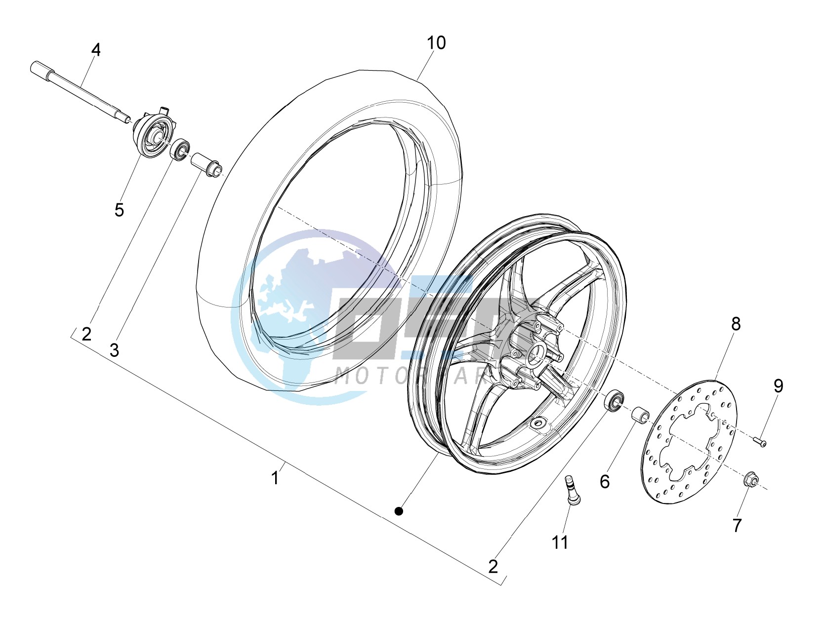 Front wheel