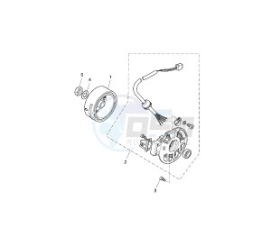 YQ AEROX 50 drawing GENERATOR