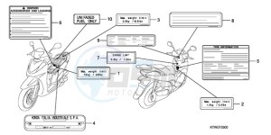 SH300AR9 France - (F / ABS CMF SPC TBX) drawing CAUTION LABEL