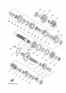 MT-07 ABS MTN690-A (B4C9) drawing TRANSMISSION