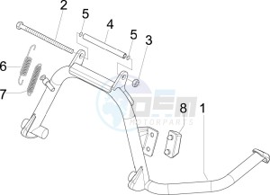 GTV 300 4T 4V ie (USA) USA drawing Stands