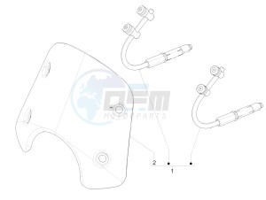 GTS 300 ie ABS Super (APAC) drawing Windshield - Glass