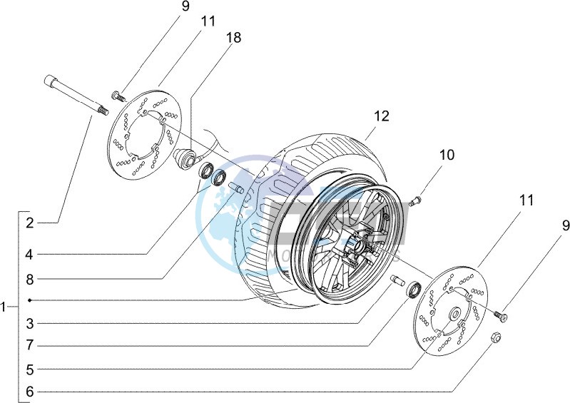 Front wheel