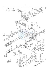 DF 70A drawing Tiller Handle