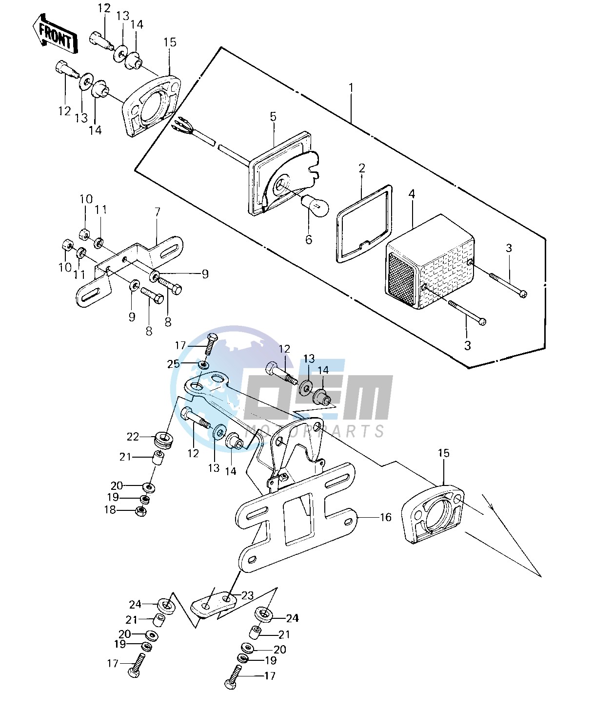 TAILLIGHT -- 80-81 A7_A8- -