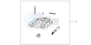 CBF600SA drawing RR.CARRIER BASE