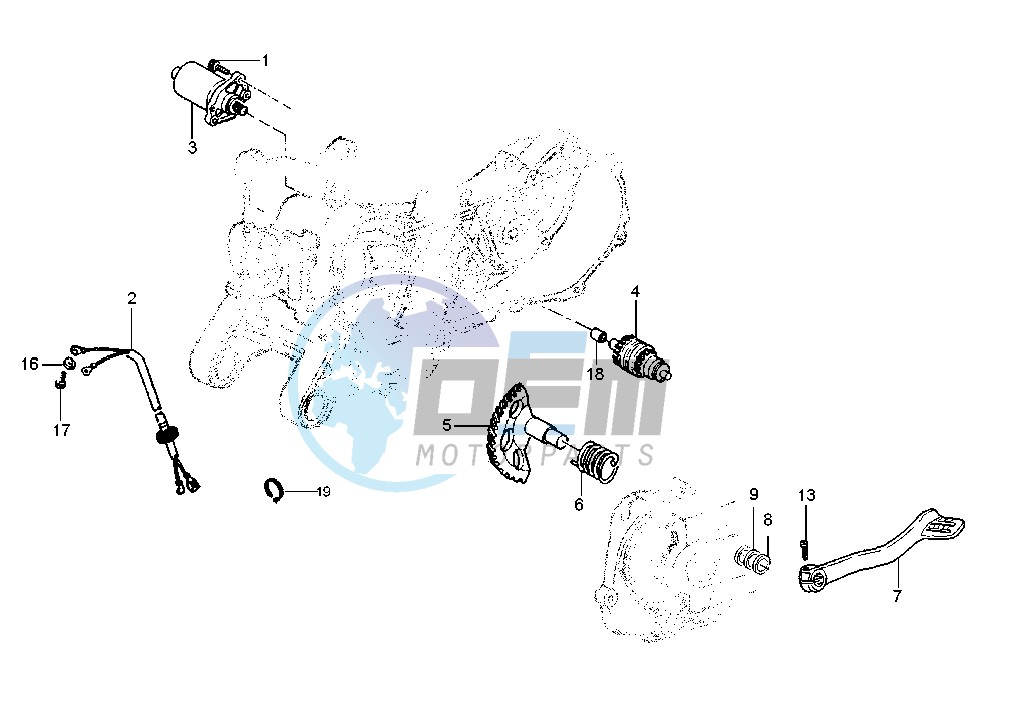 Starting motor