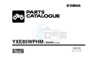 YXE850EN YXE85WPHM (BAND) drawing Infopage-1