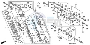 CRF250X9 Australia - (U) drawing REAR CUSHION