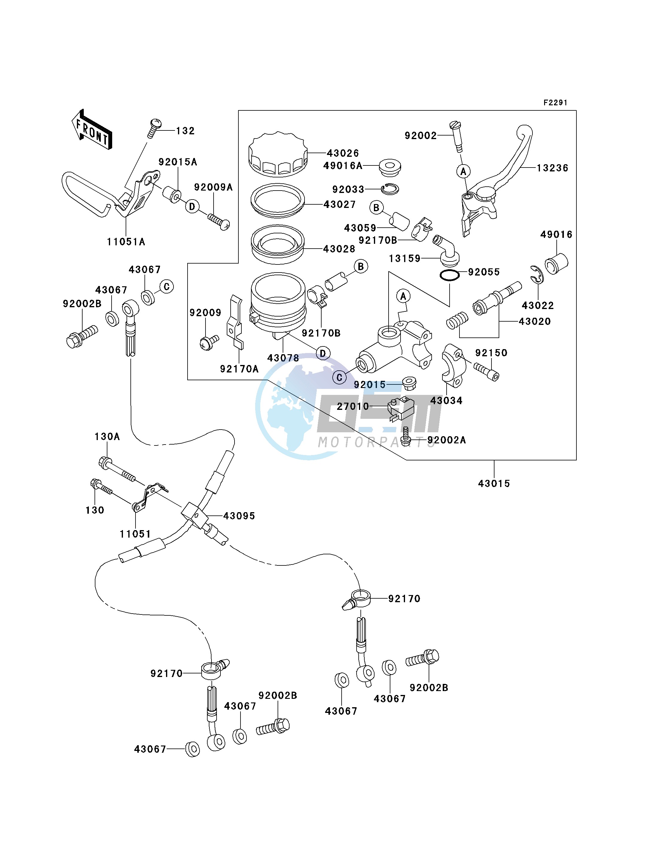 FRONT MASTER CYLINDER