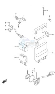 DF 90A drawing PTT Switch/Engine Control Unit