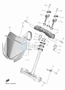 YZ250F (B7BS) drawing STEERING