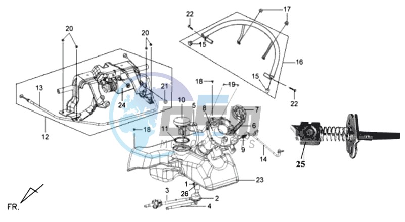 FUEL TANK - FUEL CUT