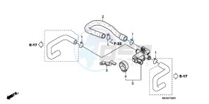 GL18009 Australia - (U / AB NAV) drawing AIR INJECTION VALVE