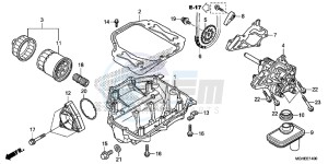 VFR1200XE CrossTourer - VFR1200X 2ED - (2ED) drawing OIL PUMP (VFR1200X/XA/XL)