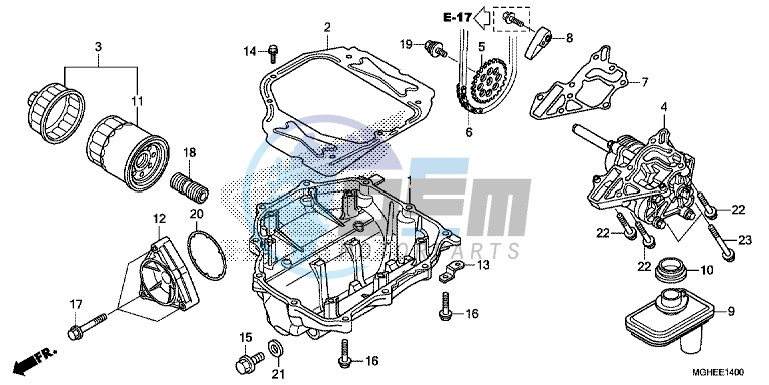 OIL PUMP (VFR1200X/XA/XL)