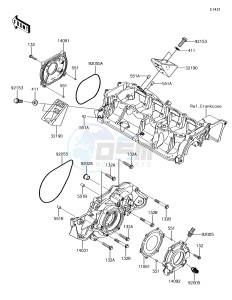 JET SKI ULTRA 310LX JT1500MJF EU drawing Engine Cover(s)