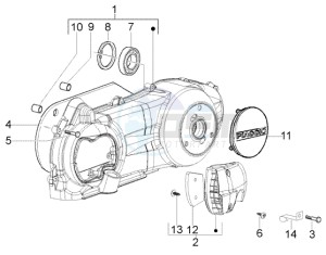 Beverly 250 RST drawing Crankcase Cooling