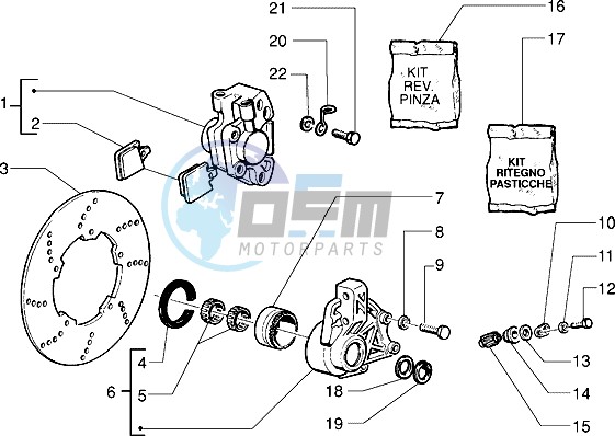 Brake caliper - Brake disc