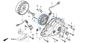 VTR1000SP VTR1000SP-1 drawing GENERATOR