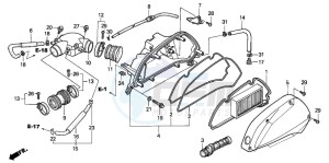 NES125 drawing AIR CLEANER