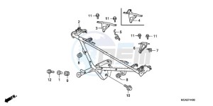 GL18009 SI / AB NAV - (SI / AB NAV) drawing COWL STAY