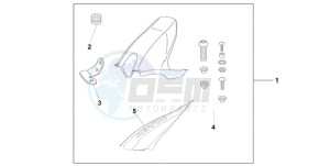 CBR1000RA9 KO / ABS HRC MME drawing HUGGER REPSOL REPLICA